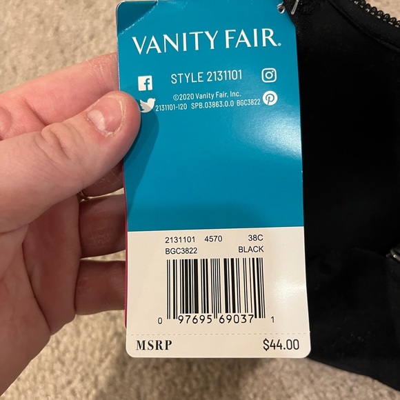 Vanity Fair Extreme Ego Boost Convertible Push-Up Bra - Picture 10 of 10